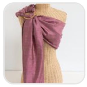 SOLD New Sakura bloom ring sling simple silk